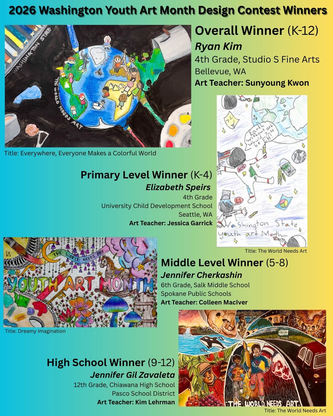 Chiawana High School senior wins state youth art competition | News ...