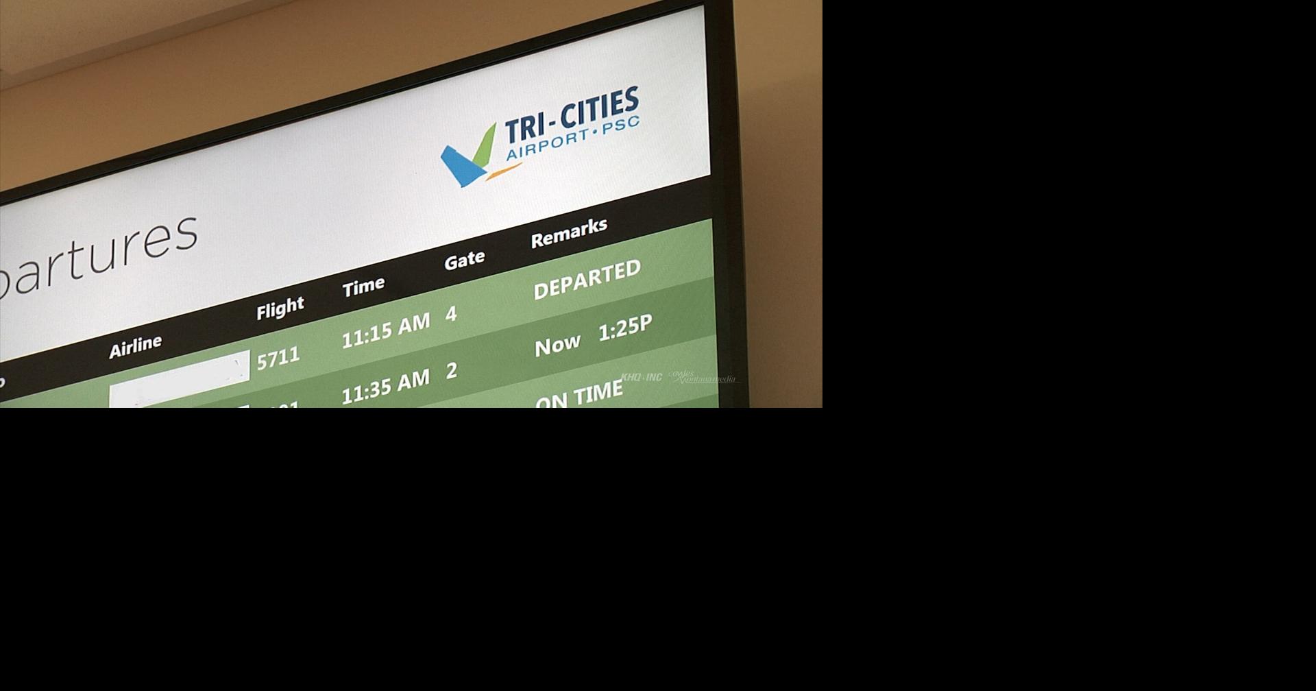 Plane flips after landing at Tri-Cities Airport, occupants safe