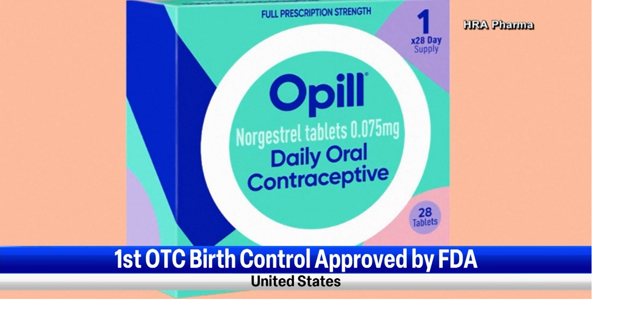 FDA approves first overthecounter birth control pill in the U.S