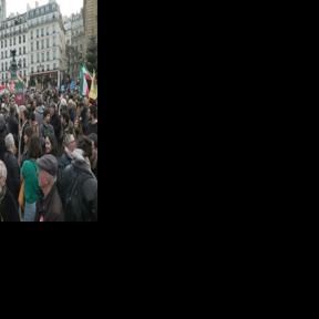 Hundreds of demonstrators in Paris support wave of protests in Iran