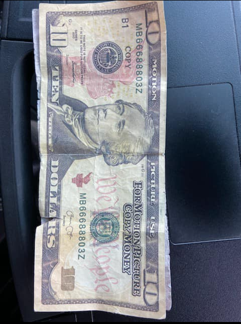 Fake movie money shows up in Canton