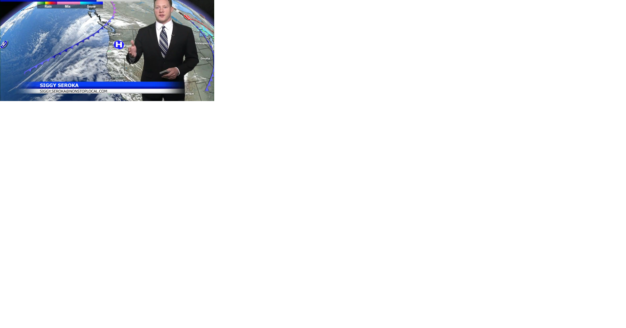 Chances for patchy morning fog in the Columbia Basin with mostly cloudy skies Wednesday