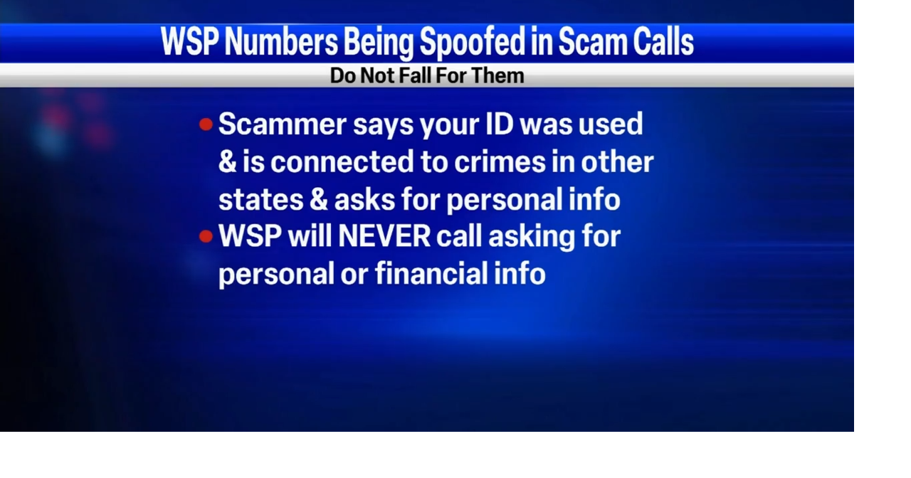 "Spoofed" WSP numbers being used in scam News
