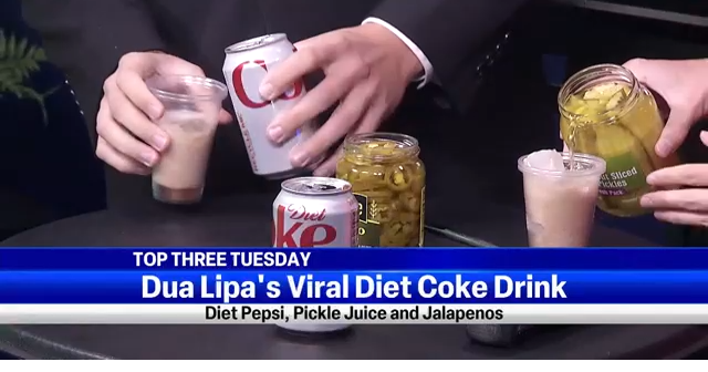 Top Three Tuesday: Trying the viral Diet Coke drink