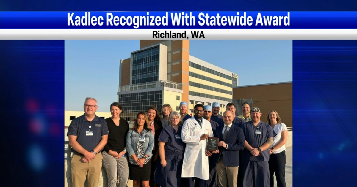 Kadlec wins state award for cardiac care | News | nbcrightnow.com