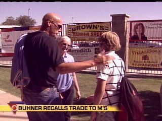 Former Mariner Jay Buhner Visits Yakima County Stadium