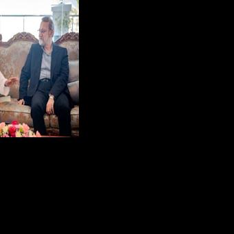 Iranian security chief Ali Larijani held talks in mediator Oman