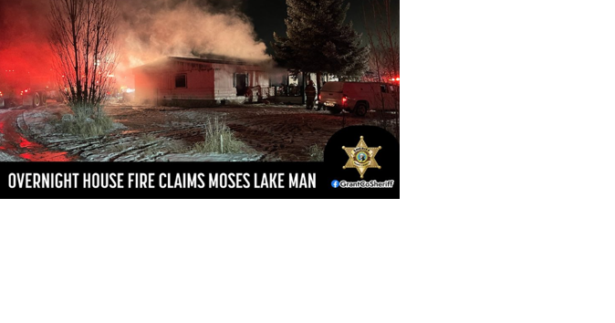 Moses Lake man dead in early morning house fire - Vimarsana News