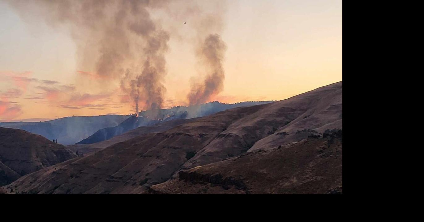 Level 3 (go now) evacuation orders for Cougar Creek Fire in Asotin