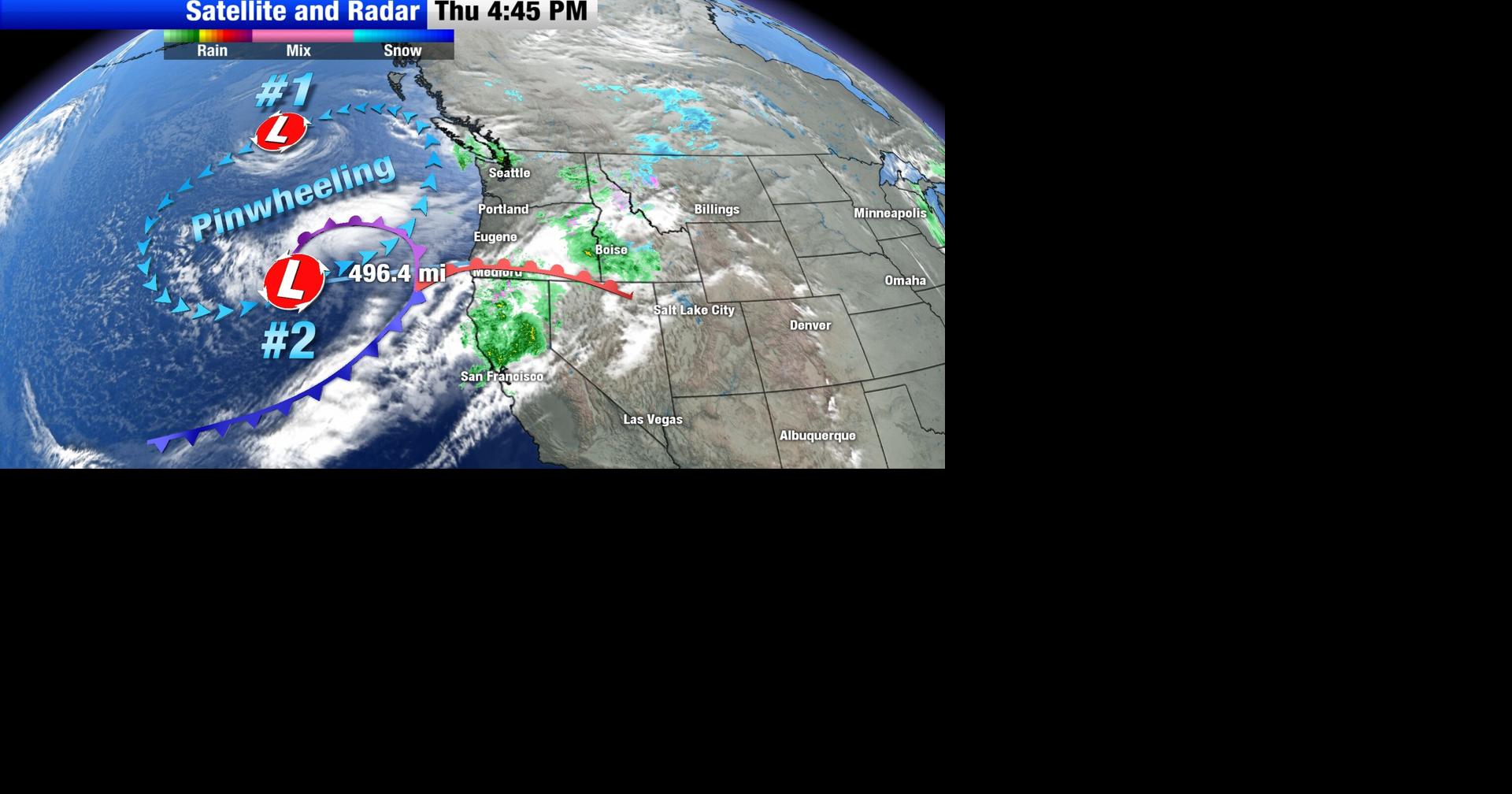 Another round of rain, wind and mountain snow | Weather | nbcrightnow.com
