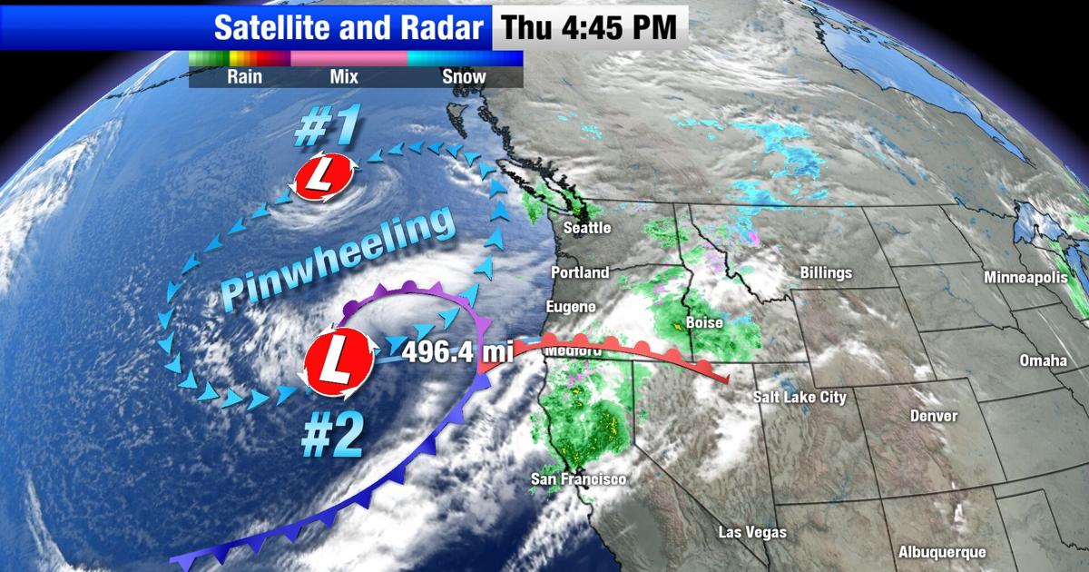 Another round of rain, wind and mountain snow | Weather | nbcrightnow.com