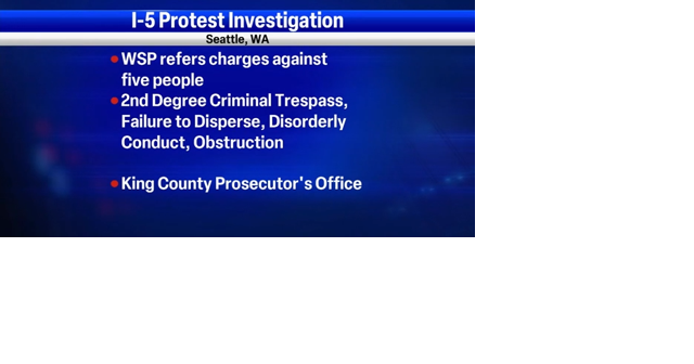 Protestors charged after blocking I-5 in downtown Seattle - Vimarsana News