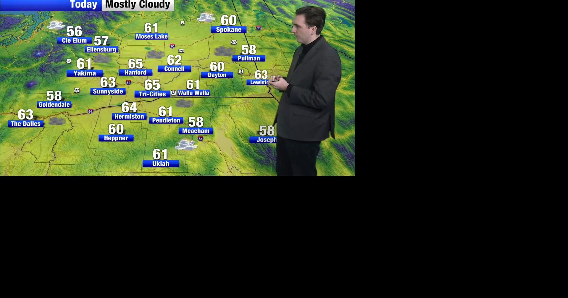 Mostly cloudy today | Weather | nbcrightnow.com