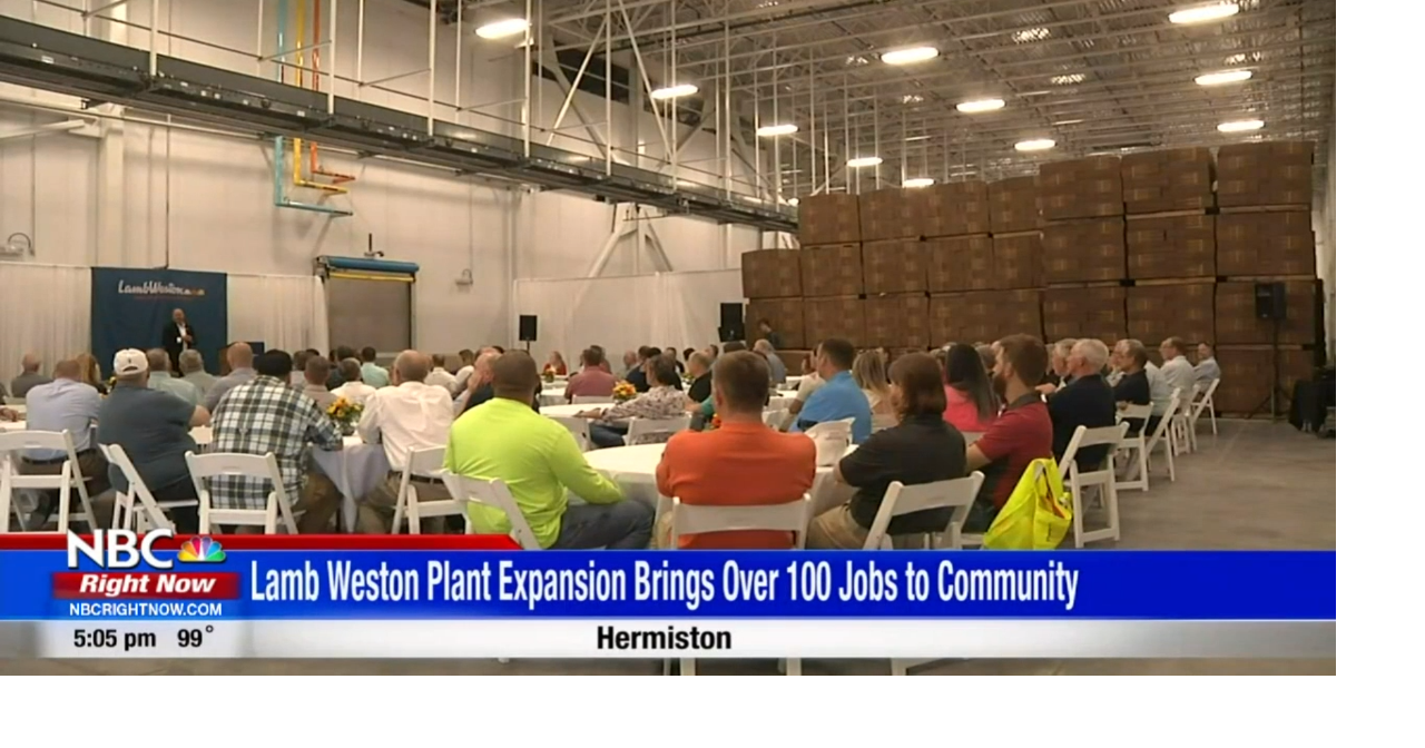 Lamb Weston plant expansion bringing over 100 jobs to Hermiston