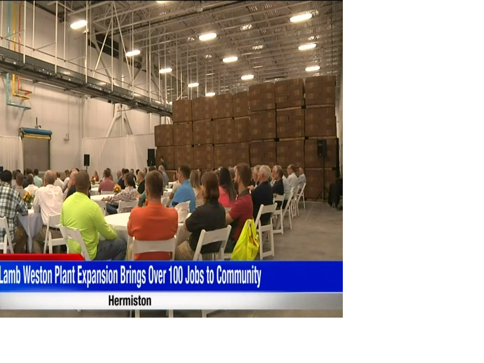 Lamb Weston plant expansion bringing over 100 jobs to Hermiston