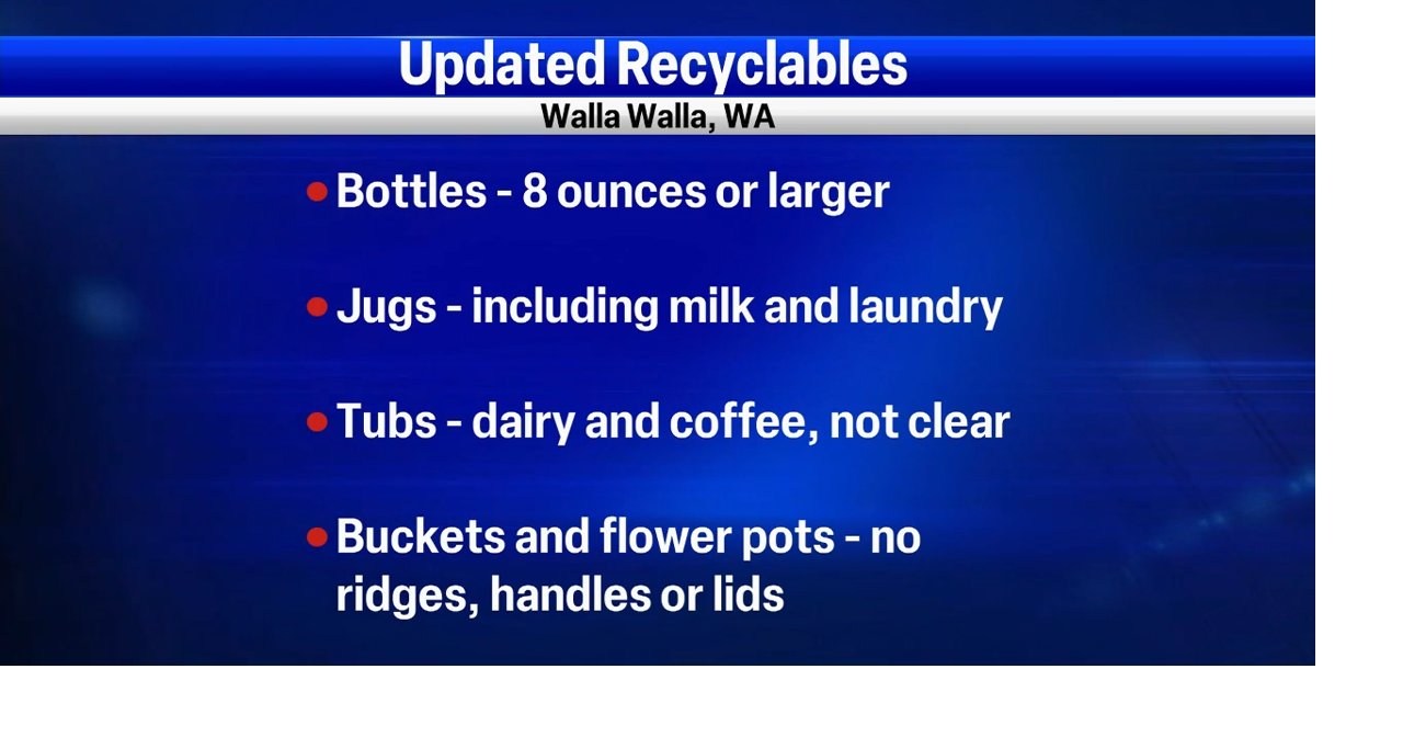 Plastic recycling to return to Walla Walla in 2024 News