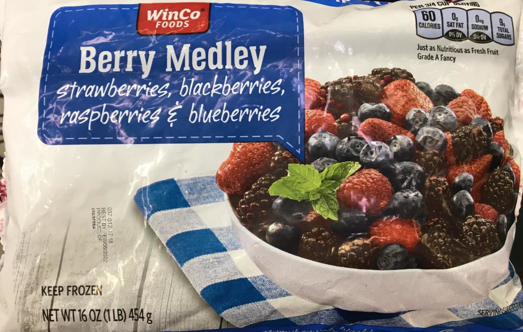 WinCo Foods recalls frozen berries over potential Norovirus