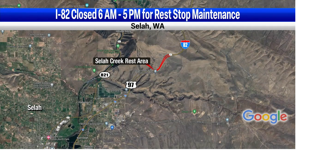 Septic system repair to cause weekly lane closures of I-82 at Selah ...