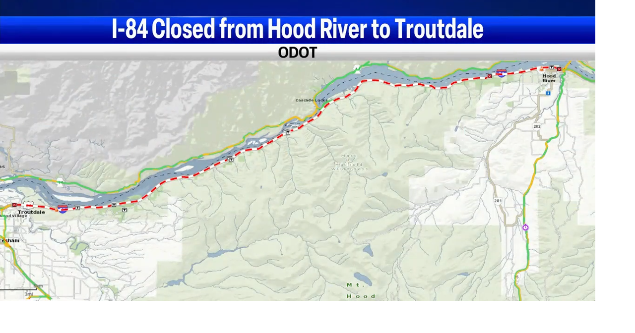 Morning Rush Jan. 17 School delays, I84 closed from Hood River to