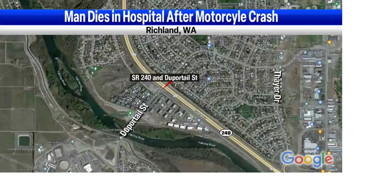 Man dies in hospital after motorcycle versus truck crash in Richland ...