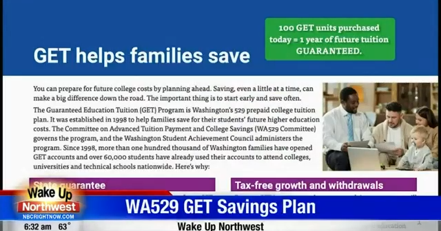 Washington savings plan lets you pay for college tuition and fees in ...