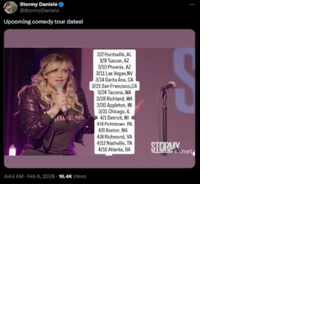 Stormy Daniels Comedy Tour Stops in Richland – News