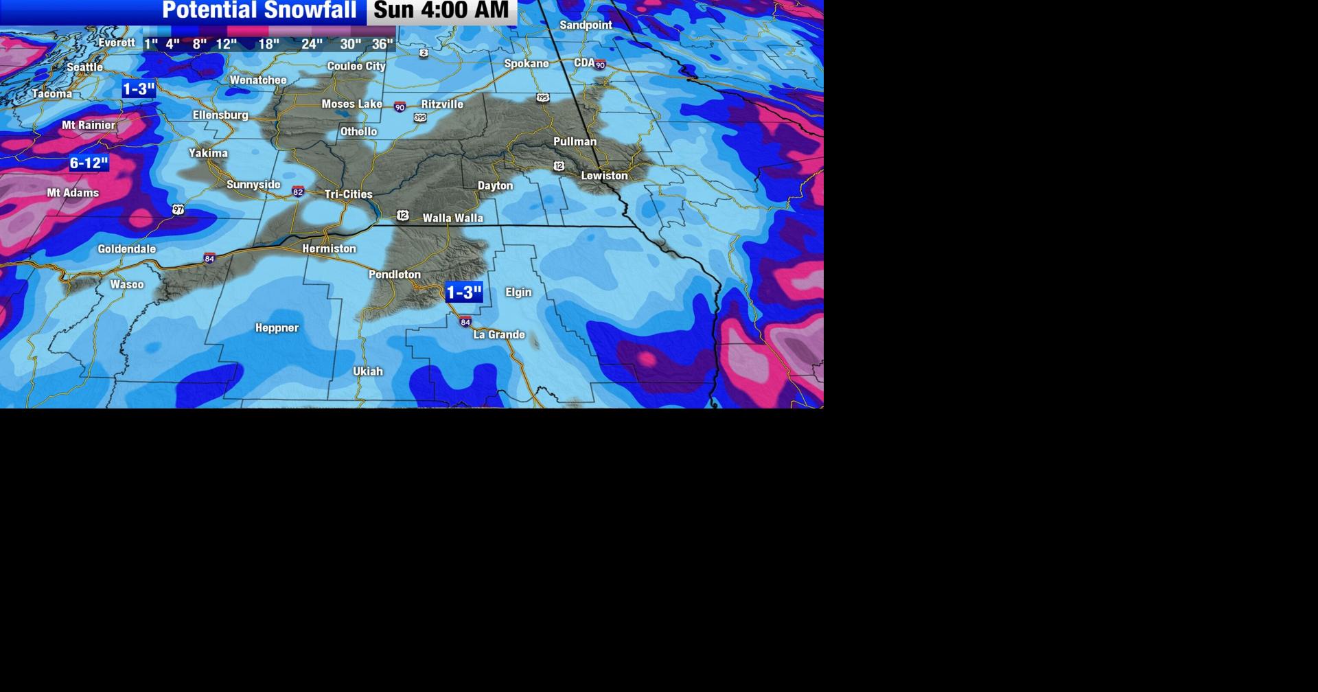 Gusty, stray showers locally with heavy bursts of snow all weekend in ...
