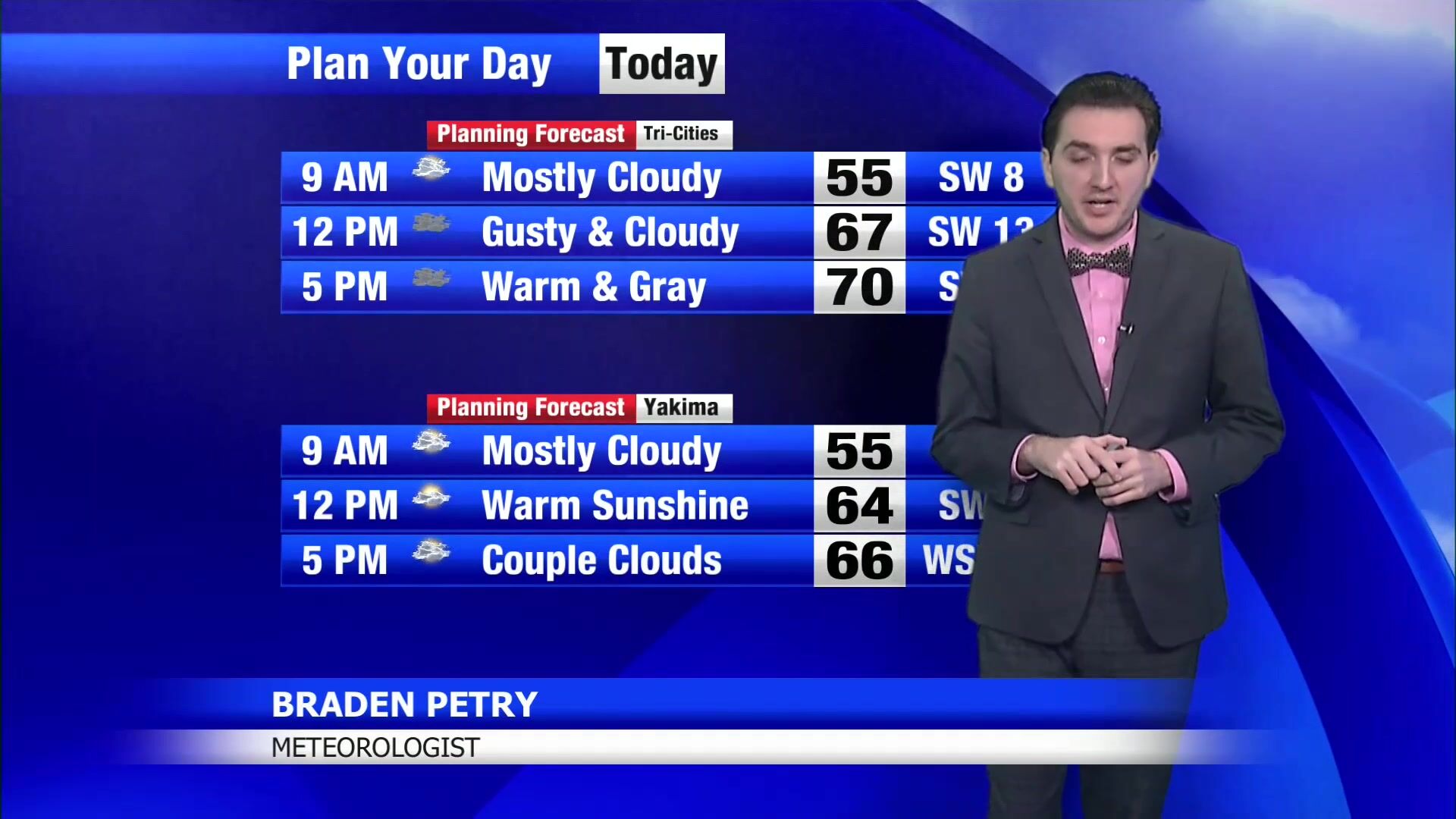 Sunny, breezy with highs in the 70s | Weather | nbcrightnow.com