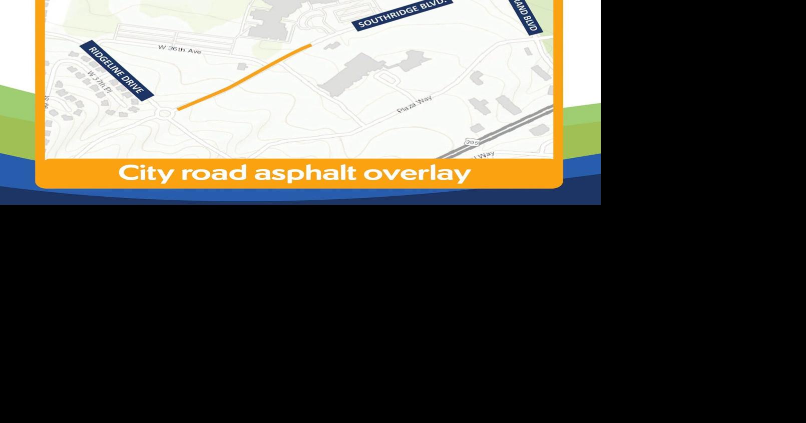 Southridge Road Paving to take place September 8 and 9
