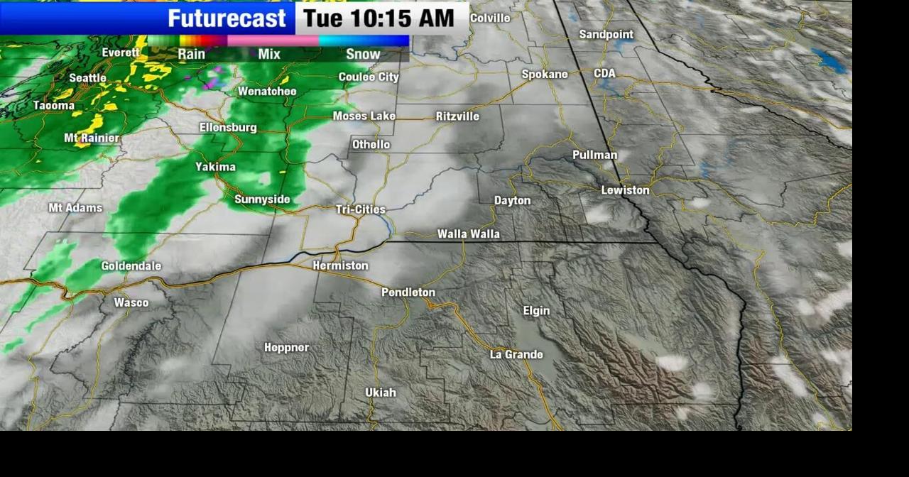 A sunny start covered by clouds producing gusty showers from the ...
