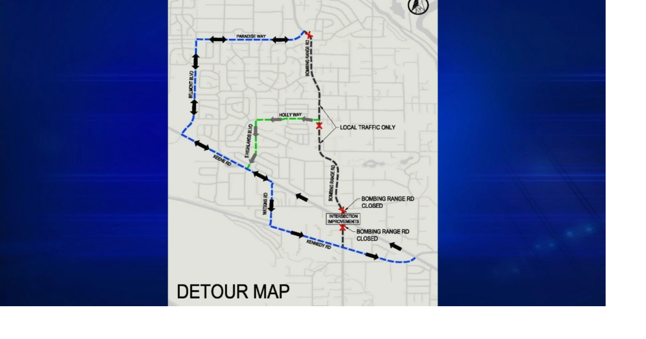 Bombing Range Road reopened after pavement project News
