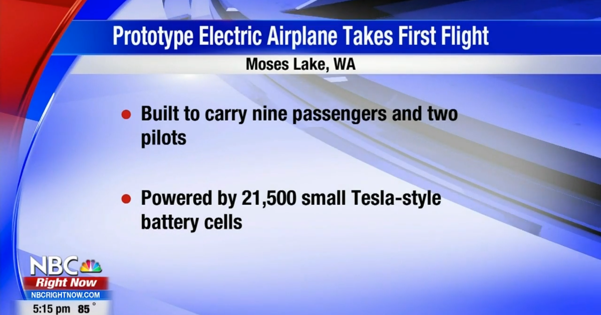 Prototype electric airplane takes first flight | Top Video ...