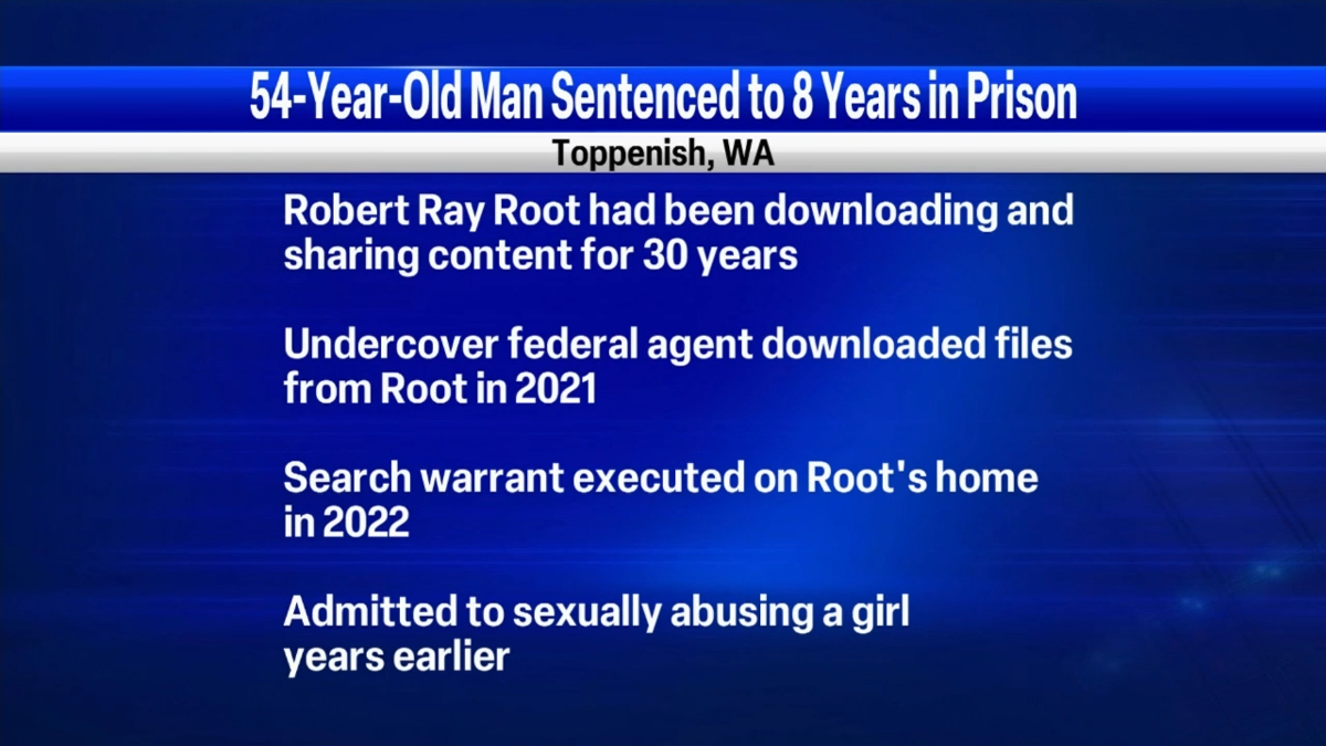 Toppenish man sentenced for child sex abuse materials