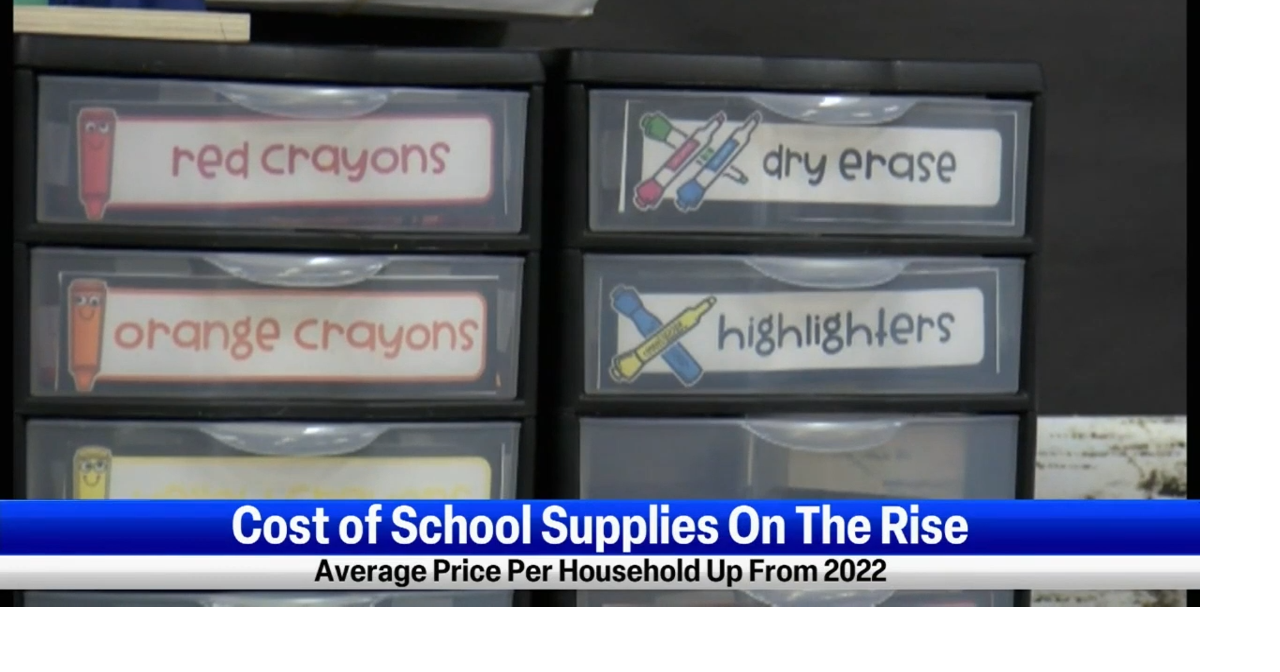 Donated school supplies help families as costs go up News