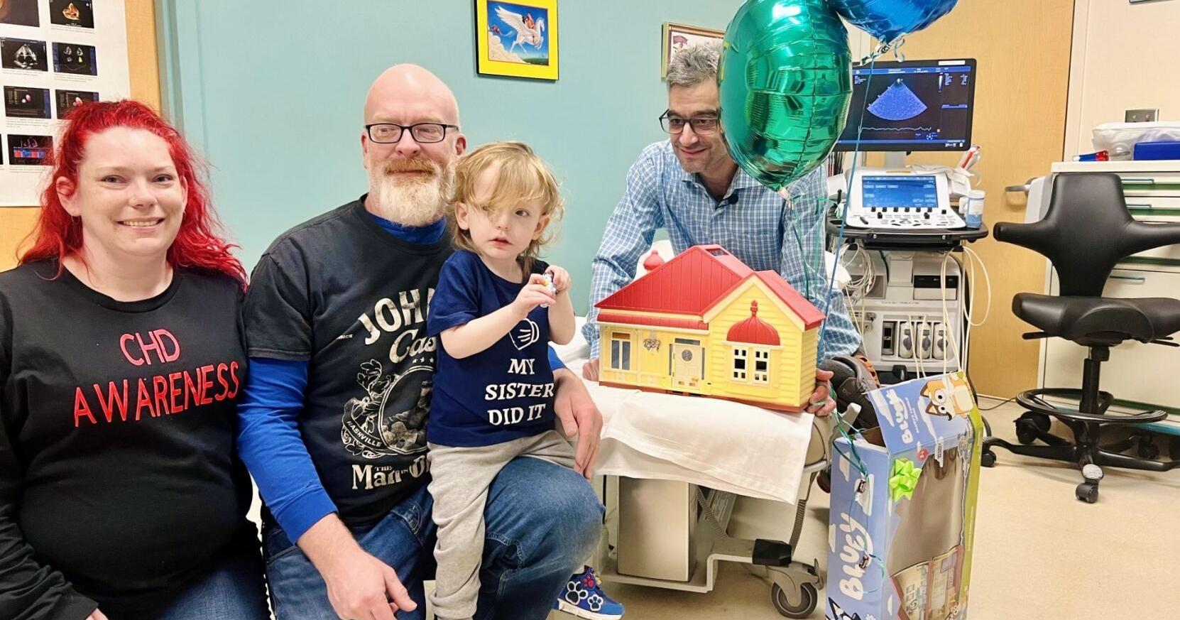 'He's happy': 3-year-old living with congenital heart disease showered with love on Valentine's Day - Vimarsana News