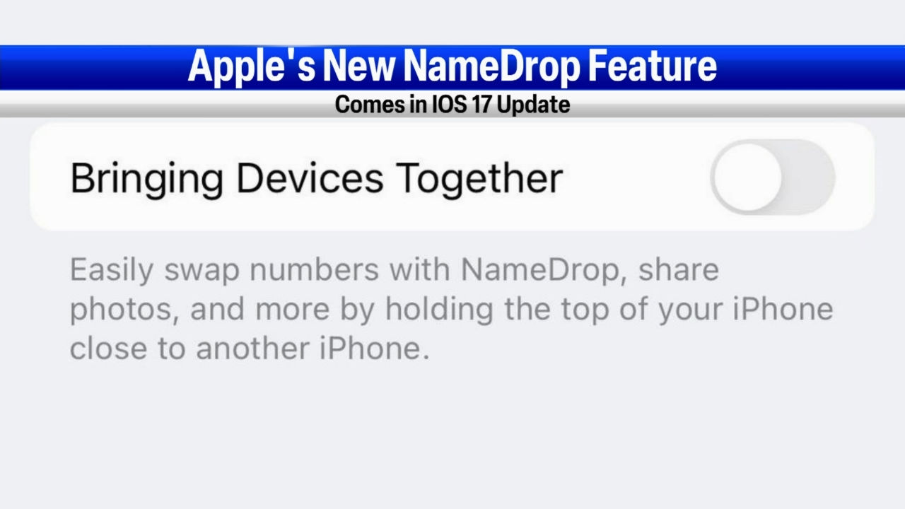 Facts About Apple's New NameDrop Feature | News | Nbcrightnow.com