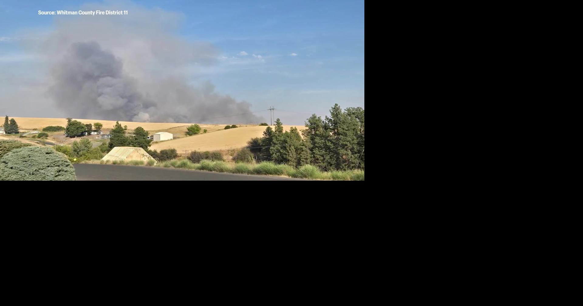 Evacuations remain in place for Palouse River Fire in Colfax