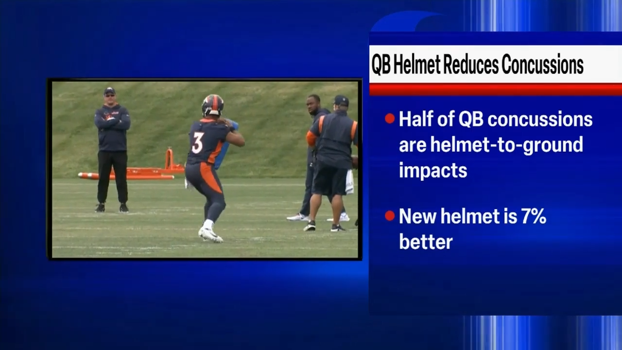 First QB Helmet Designed To Help Reduce Concussions Approved