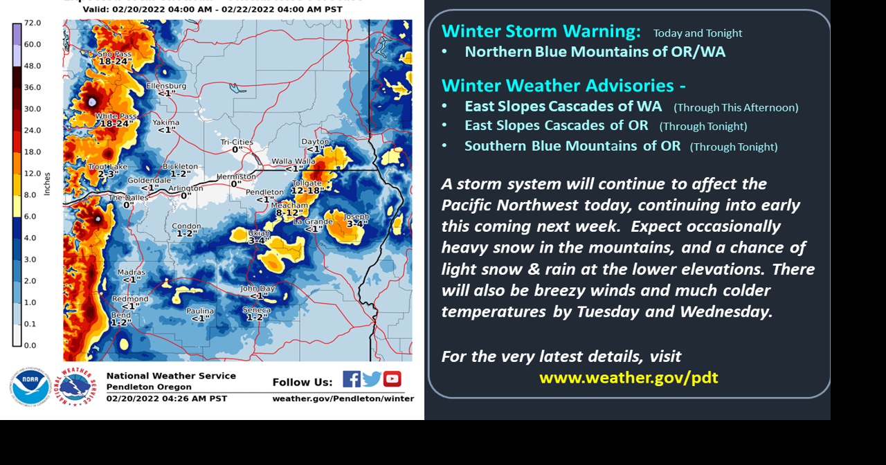 Cold, Windy And More Mountain Snow | | nbcrightnow.com