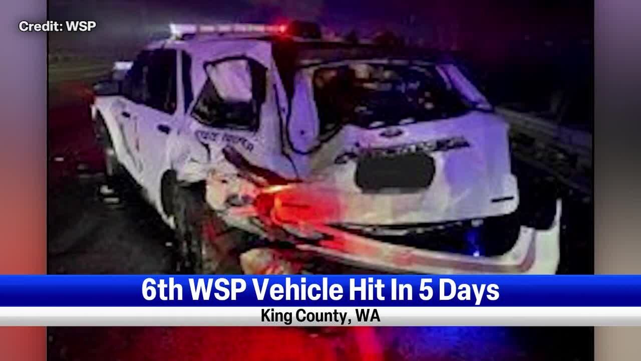 Washington State Patrol Car Hit In King County | News | Nbcrightnow.com