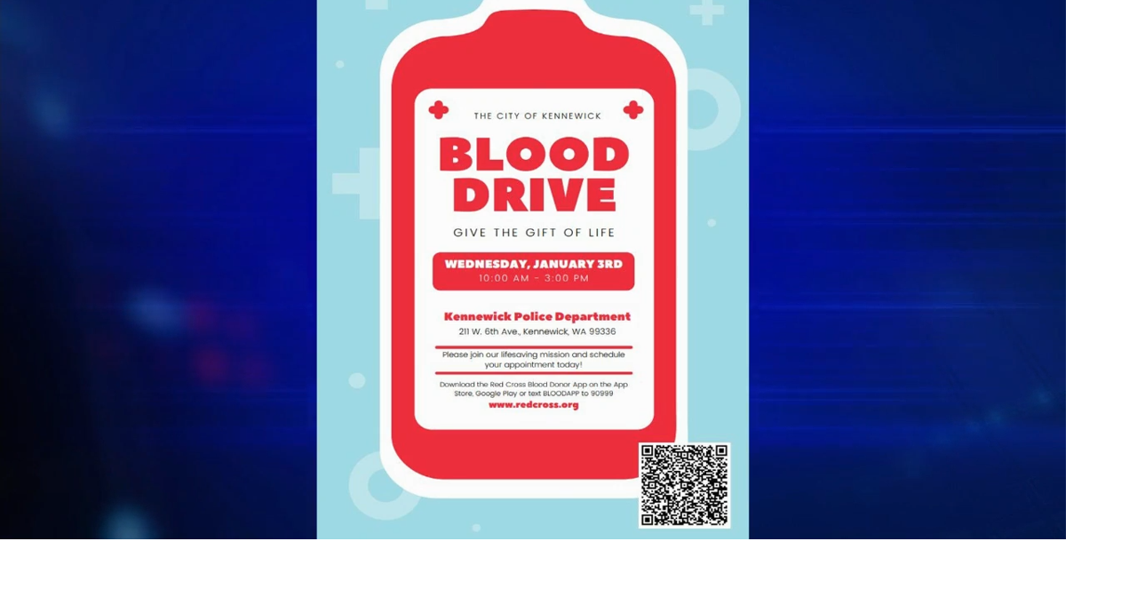 City of Kennewick hosting blood drive with Red Cross News