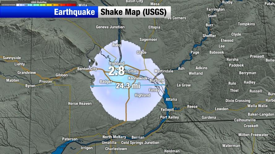 Earthquakes today richland wa