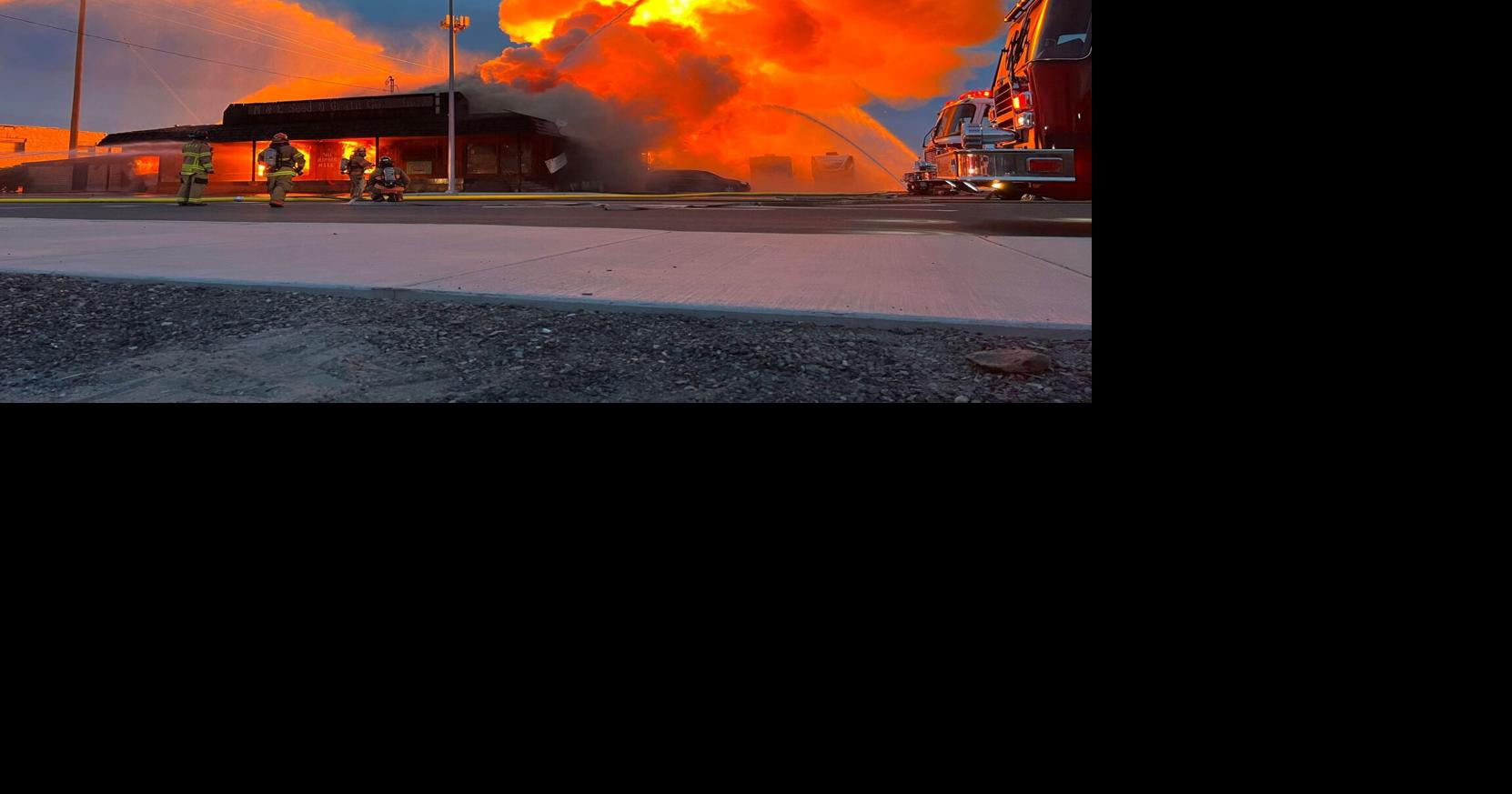 Grain silo catches fire in Prosser
