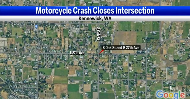 Motorcycle crash injures 1, closes intersection in Kennewick | News ...