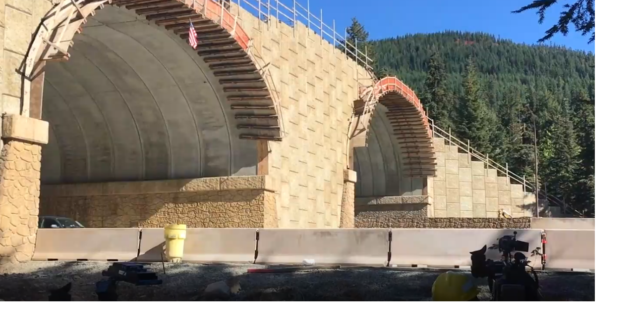 I90 Wildlife Bridge Nears Completion News