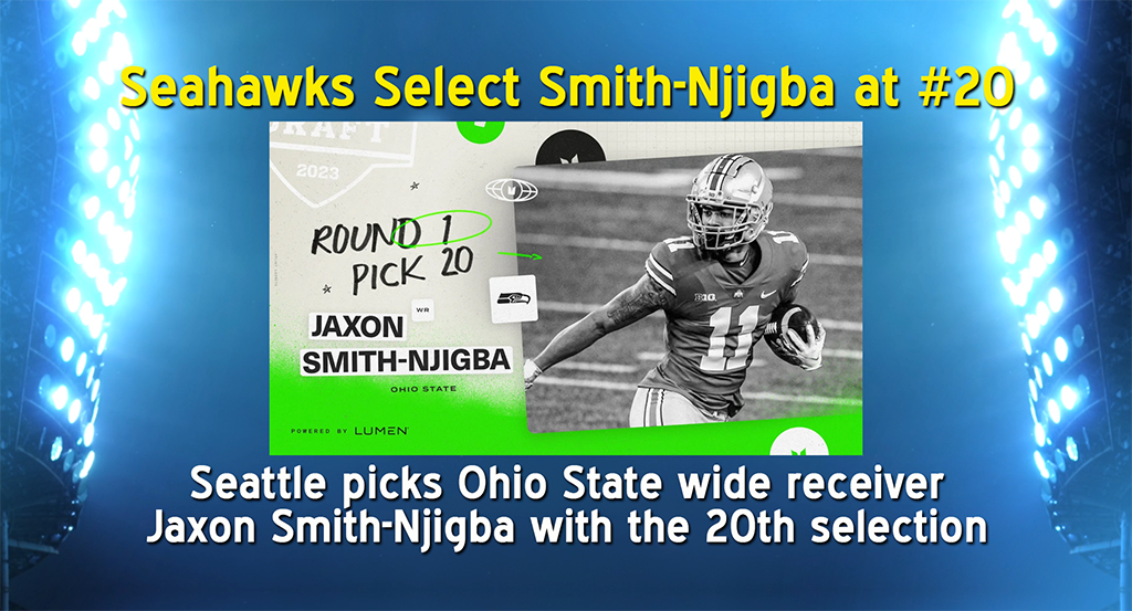 Seattle Seahawks select Ohio State WR Jaxon Smith-Njigba