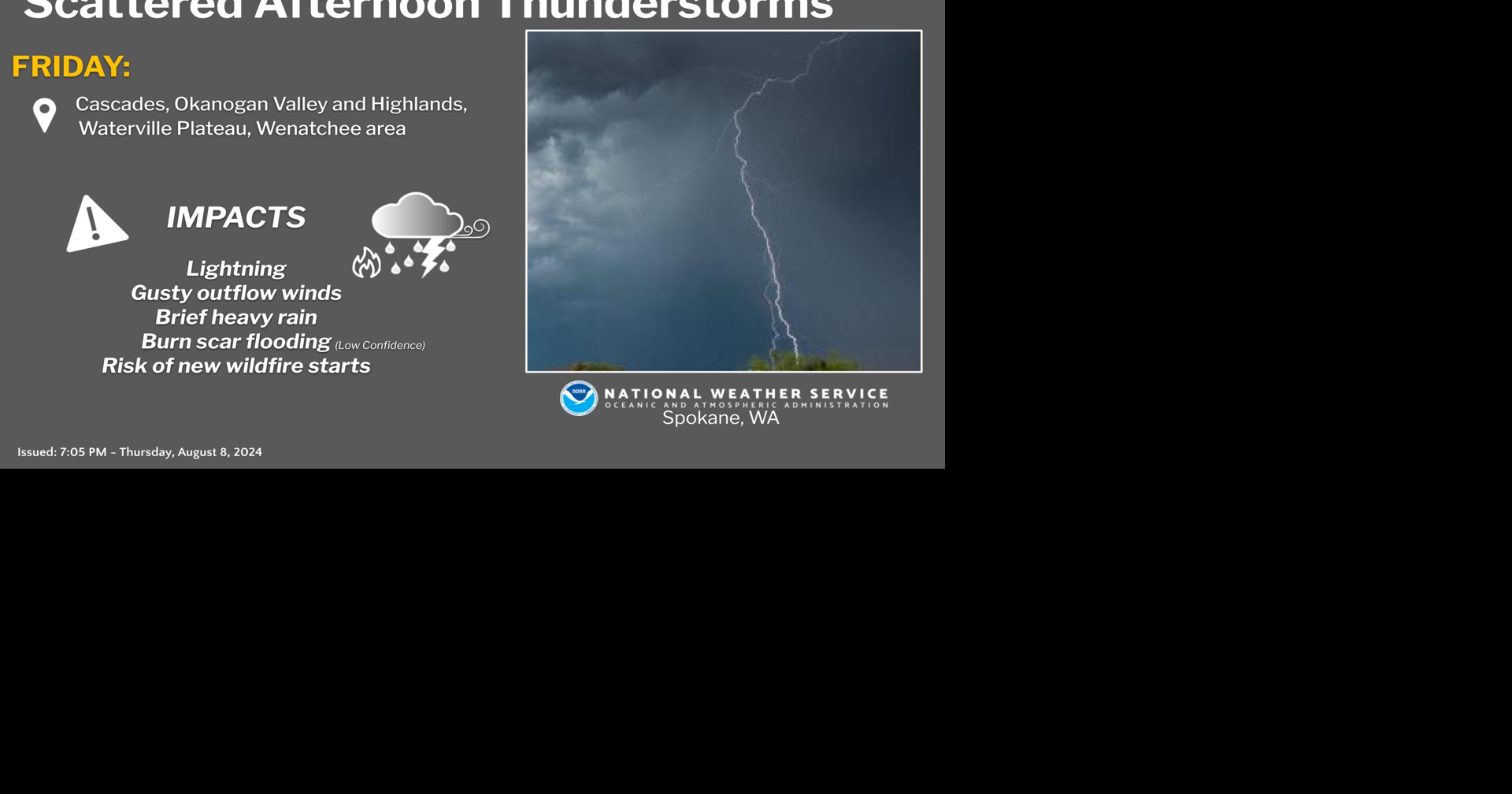 Thunderstorms Possible Friday & Saturday | Weather | ncwlife.com