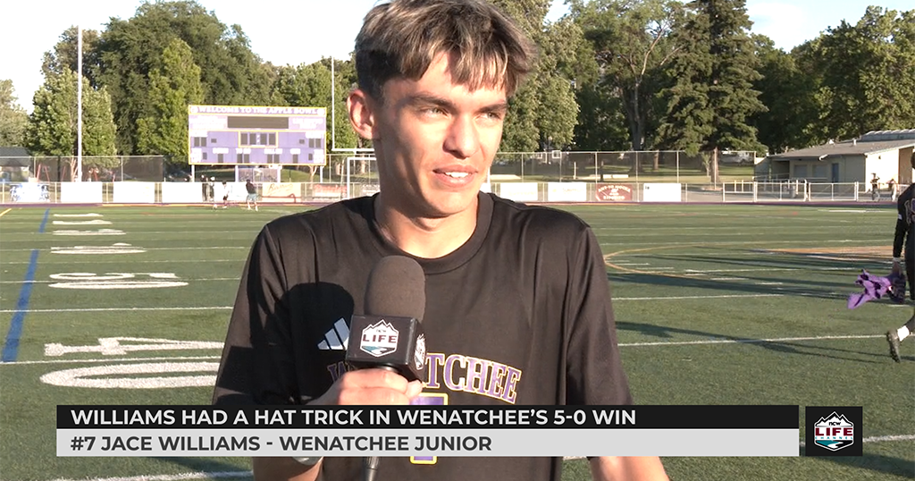 Wenatchee postgame interviews after 5-0 win over Olympia 2025-05-20