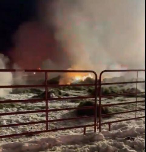 Fire outside Moses Lake burns 5 tons of hay | Wenatchee Valley & NCW ...