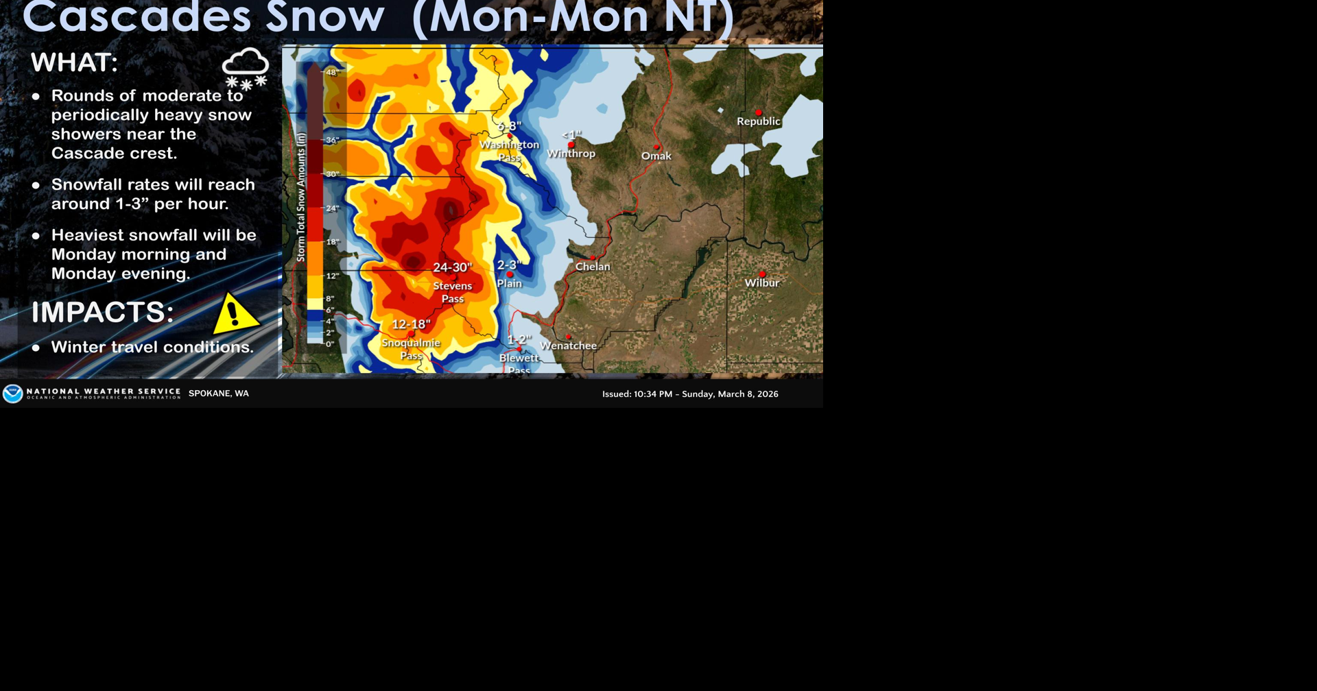 Heavy Mountain Snow Monday and Monday Night | News | ncwlife.com